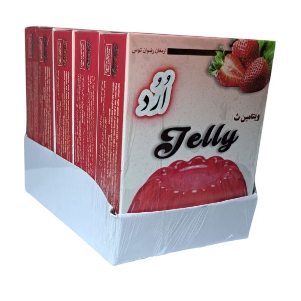 پودر ژله 5 عددی توت فرنگی